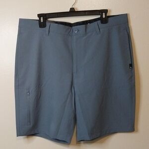 Quiksilver Men's Flat Front Shorts in Slate Gray